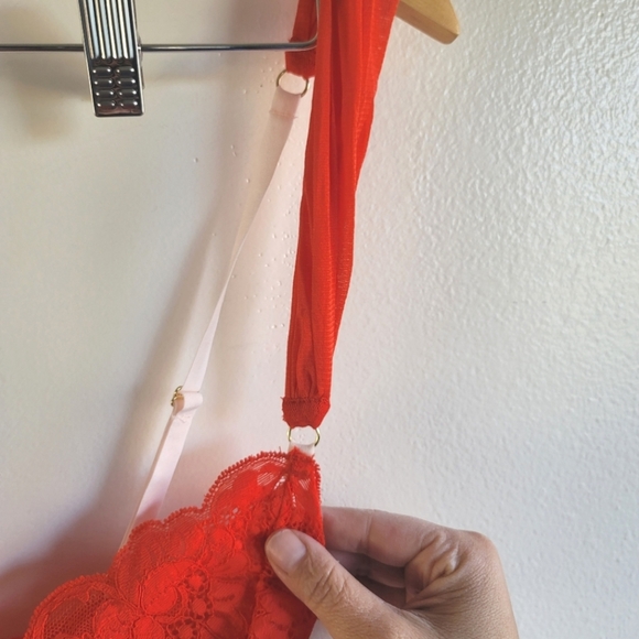 We Are HAH (Revolve), Cheap And Cheerful Bodysuit, Blood Orange Red, Size Small - Picture 11 of 14